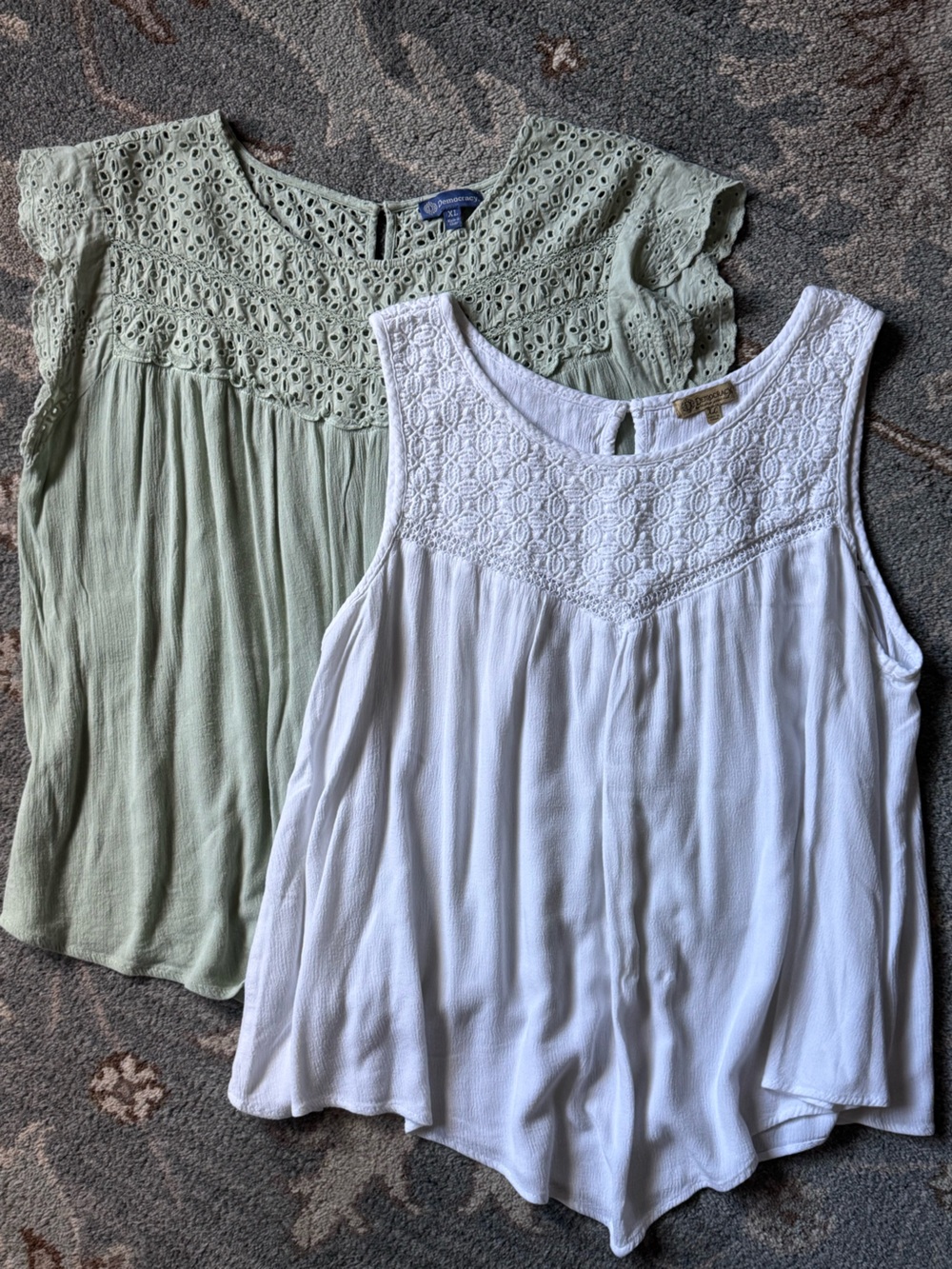 Democracy Sleeveless Tops